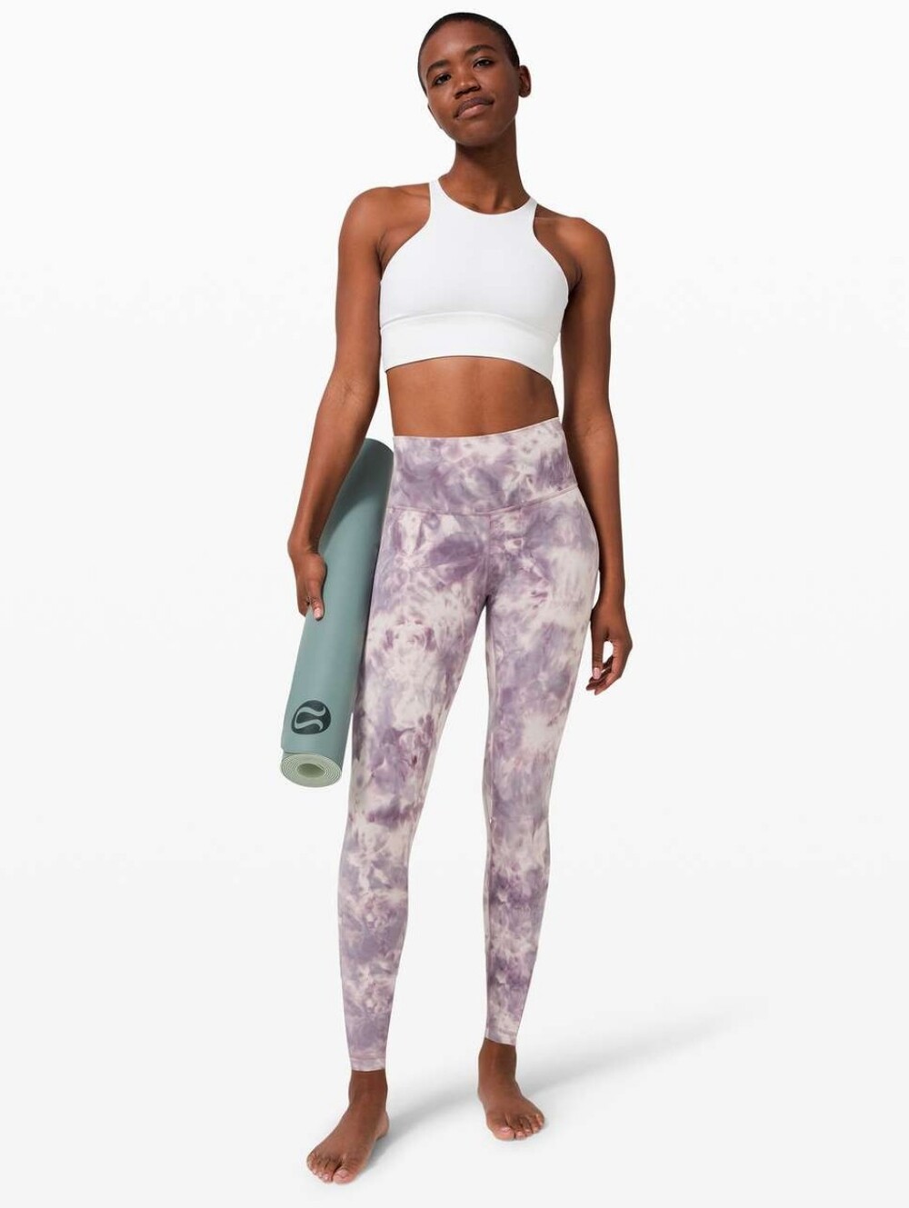 Lululemon Align Pant 28" Diamond Dye Pink Bliss Graphite Purple Size 12